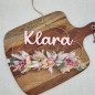 Preview: Trockenblumenkranz personalisierbar Wolke rosa